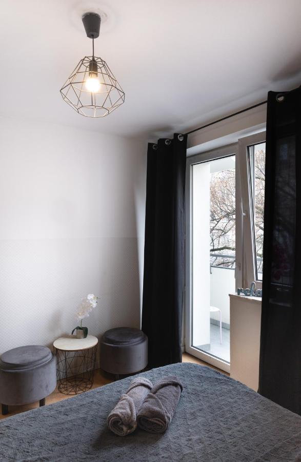 Clicktheflat Constitution Square Apart Rooms Warszawa Exteriör bild